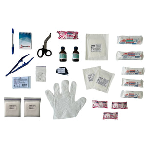 Аптечка медицинская автомобильная-2 для микроавтобусов от 9 пасажиров согласно ТУ (02-011-П) пластиковый футляр Poputchik