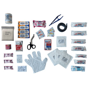 Аптечка медицинская автомобильная АМА-1 для транспорта с количеством пассажиров до 9 человек согласно ДСТУ 3961-2000 (02-076-М) мягкий футляр Poputchi