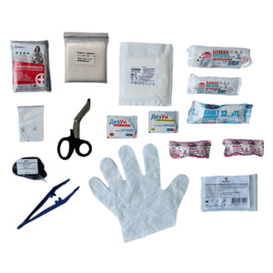 Аптечка медицинская автомобильная-1 согласно ТУ (02-027-П) для оказания первой домедицинской помощи в легковых и грузовых авто пласти футляр Poputchik