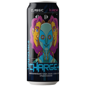 Напій безалкогольний CHARGE + (Чардж +) Classic (Класік) енергетичний середньогазований 330 мл