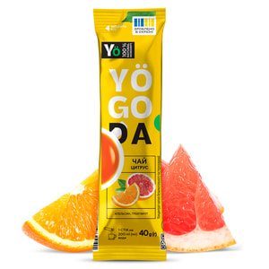 Чай концентрат YOGODA (Йогода) цитрус апельсин та грейпфрут стік 40 г