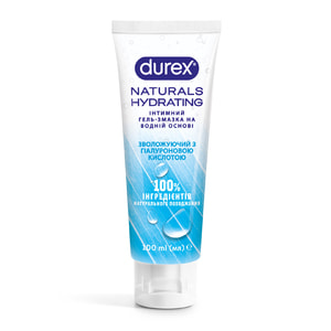 Интимный гель-смазка DUREX (Дюрекс) Naturals (Нейчералс) Hydrating увлажняющий с гиалуроновой кислотой (лубрикант) 100 мл