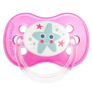 Пустушка силіконова CANPOL (Канпол) артикул 22/435 кругла від 6 до 18 місяців Love&sea