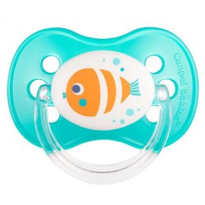 Пустушка силіконова CANPOL (Канпол) артикул 22/435 кругла від 6 до 18 місяців Love&sea