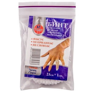 Бинт эластичный сетчатый трубчатый (палец) Торос Групп 560 размер 25см х 1см