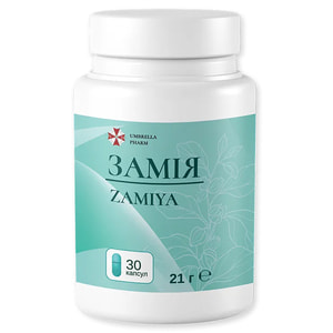 Замия источник аминокислоты L-тирозина, витаминов А и Е, минералов цинка и селена, а также растительных биоактивных веществ капсулы банка 30 шт