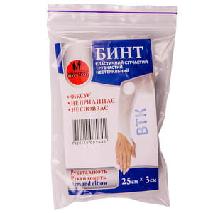 Бинт эластичный сетчатый трубчатый (рука, локоть) Торос Групп 564 размер 25 см х 3 см
