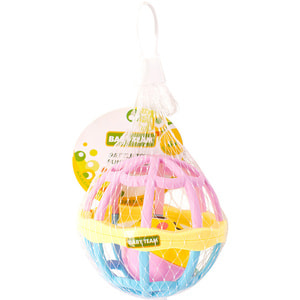 Іграшка-брязкальце дитяча BABY TEAM (Бебі Тім) артикул 8405 Веселий м'ячик