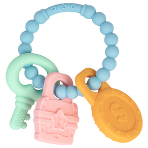 Прорізувач дитячий BABY TEAM (Бебі Тім) артикул 4024 силіконовий Ключики з 4-х місяців 1 шт