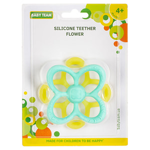 Прорізувач дитячий BABY TEAM (Бебі Тім) артикул 4027 силіконовий Квітка з 4-х місяців 1 шт