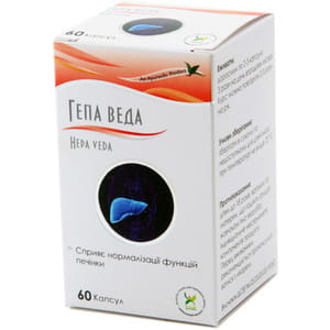 Капсулы для улучшения работы печени и желчного пузыря Гепа-Веда  60 шт