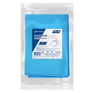 Покрытие операционное стерильное MedPlast (Медпласт) материал 35 г/м? смс размер 120 см x 80 см цвет синий 1 шт