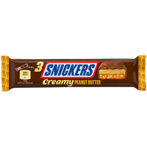 Шоколадный батончик SNICKERS (Сникерс) Creamy с арахисовым маслом 54,75 г