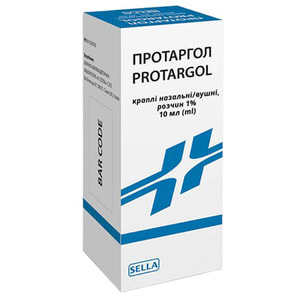 Протаргол кап. назал./ушн. р-р 1% фл. 10мл