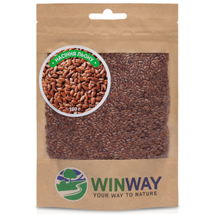 Льону насіння WINWAY (Вінвей) zip-пакет 100 г