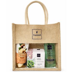 Набор для лица и тела FAMIREL (Фамирель) Регенерация и спокойствие Гель для умывания 200 мл + Крем для лица 50 мл Крем для тела 180 мл