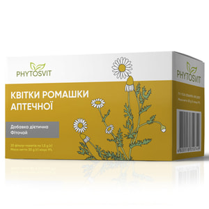 Фиточай Ромашки цветки в фильтр-пакетах по 1,5 г 20 шт