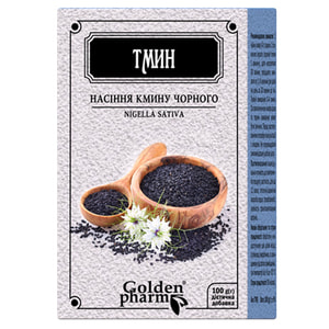 Кмину чорного насіння 100 г Голден фарм
