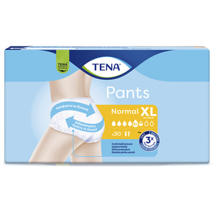Подгузники-трусы для взрослых TENA (Тена) Pants Normal Extra Large (Пентс нормал экстра ладж) размер XL 30 шт