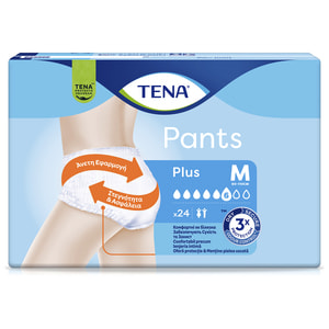 Подгузники-трусы для взрослых TENA (Тена) Pants Plus (Пентс Плюс) размер M 24 шт