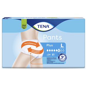 Подгузники-трусы для взрослых TENA (Тена) Pants Plus (Пентс Плюс) размер L 24 шт