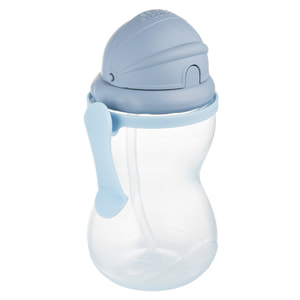 Бідончик CANPOL (Канпол) артикул 56/113_blu зі складною силіконовою трубочкою синій 370 мл