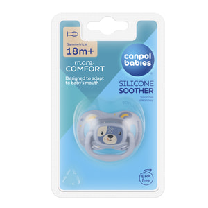 Пустышка силиконовая CANPOL (Канпол) артикул 34/926 симметричная с 18 месяцев Cute animals