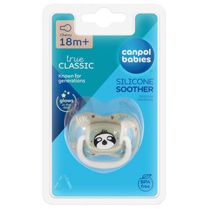 Пустышка силиконовая CANPOL (Канпол) артикул 34/935 круглая с 18 месяцев Exotic Animals