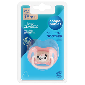 Пустышка силиконовая CANPOL (Канпол) артикул 34/935 круглая с 18 месяцев Exotic Animals