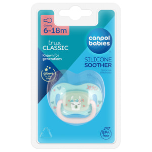Пустушка силіконова CANPOL (Канпол) артикул 34/934 кругла 6-18 місяців Exotic Animals