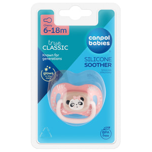 Пустушка силіконова CANPOL (Канпол) артикул 34/934 кругла 6-18 місяців Exotic Animals