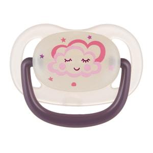 Пустышка силиконовая CANPOL (Канпол) артикул 22/502_new анатомическая от 18 месяцев Night dreams (Найт дримс) 1 шт