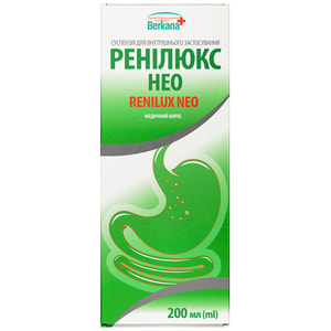 Ренилюкс НЕО суспензия для внутреннего применения флакон 200 мл с мерной ложкой
