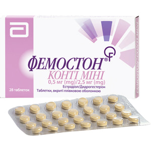 Фемостон конти мини табл. п/о 2,5мг/0,5мг №28