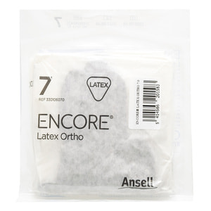 Перчатки хирургические стерильные латексные Encore Ortho (Энкор Орто) ортопедические без пудры размер 7 1 пара