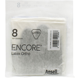 Перчатки хирургические стерильные латексные Encore Ortho (Энкор Орто) ортопедические без пудры размер 8 1 пара