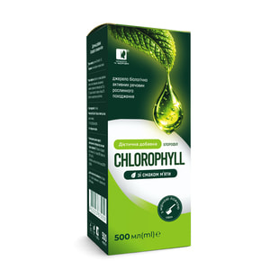 Хлорофилл со вкусом мяты раствор оральный флакон 500 мл