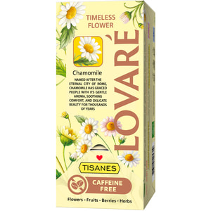 Чай трав'яний LOVARE (Ловаре) Timeless Flower з квітів ромашки в фільтр-пакетах по 1,3 г 24 шт