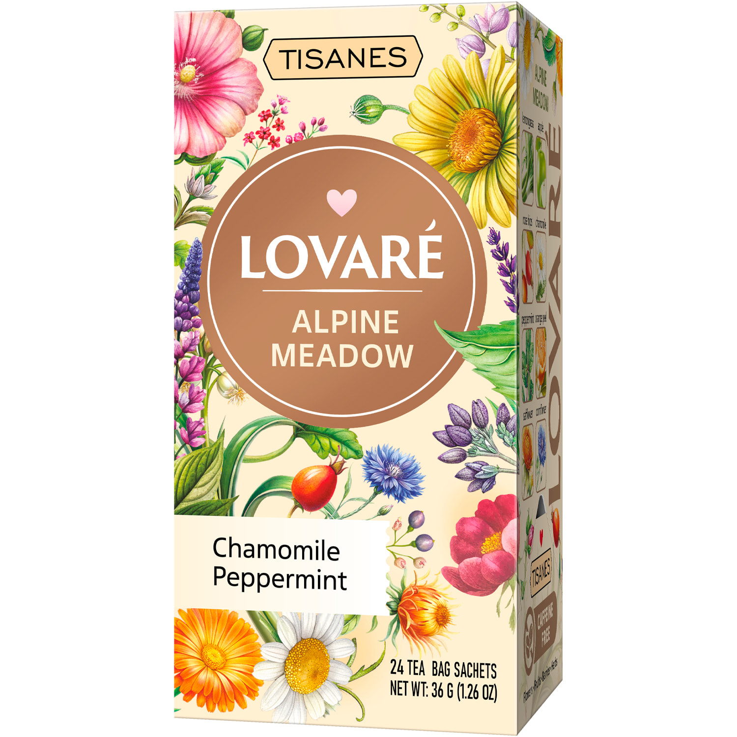 Бленд чая травяного LOVARE (Ловаре) Alpine Meadow с плодами и