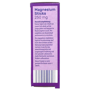 Витамины VITALIS (Виталис) Magnesium Sticks 250 mg магнезиум с витамином Е в стиках со вкусом лесных ягод 20 шт