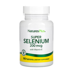 Селен NATURES PLUS (Натурес плюс) Super Selenium 200 мкг таблетки флакон 90 шт