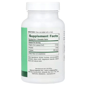 Ферменти папайї NATURES PLUS (Натурес плюс) Papaya Enzyme таблетки жувальні 360 шт