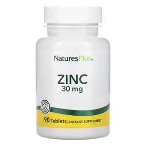 Цинк NATURES PLUS (Натурес плюс) Zinc 30 мг таблетки флакон 90 шт