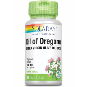 Масло орегано SOLARAY (Солорай) Oil of Oregano 150 мг капсулы флакон 60 шт