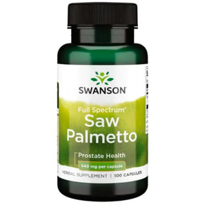 Со пальметто SWANSON (Свенсон) Saw Palmetto 540 мг капсули для підтримки здоров'я простати флакон 100 шт