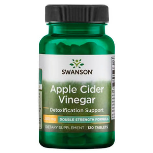 Яблучний оцет SWANSON (Свенсон) Apple Cider Vinegar 200 мг таблетки флакон 120 шт