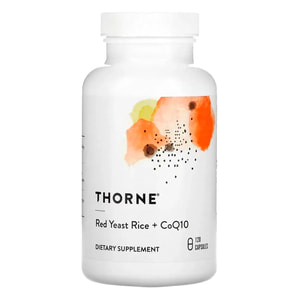 Рис дріжджовий червоний з коензимом THORNE RESEARCH (Торн Ресерч) Red Yeast Rice + CoQ10 капсули 120 шт