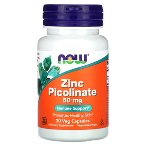 Цинка пиколинат 50 мг NOW (Нау) Zinc Picolinate капсулы 30 шт