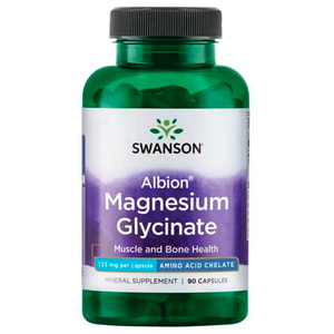 Магний глицинат SWANSON (Свенсон) Magnesium Glycinate капсулы по 133 мг флакон 90 шт