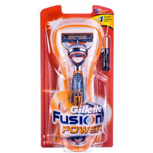 Бритва GILLETTE Fusion (Жиллет Фьюжин) Power (Пауэр) с одной сменной кассетой